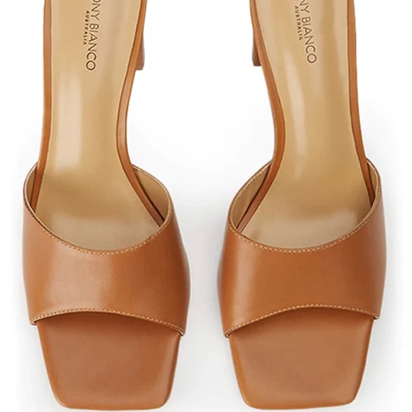 Tony Bianco Shoes - Tony Bianco Tan block Heels